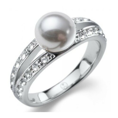 Ženski oliver weber pearl play crystal prsten sa swarovski perlom xl ( 41156xl ) Slike