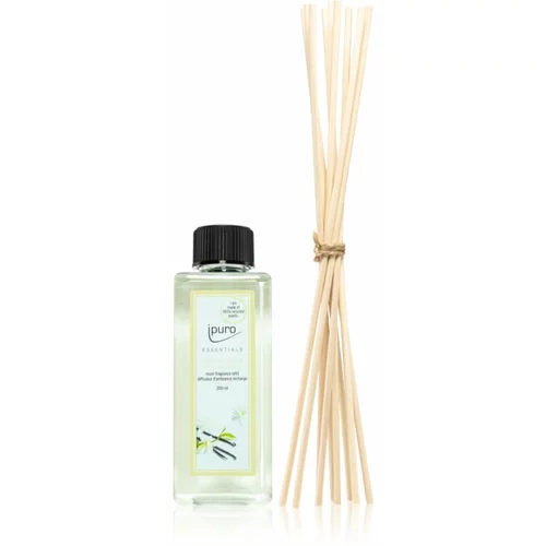IPURO Essentials Soft Vanilla punjenje za aroma difuzer + zamjenski štapići za aroma difuzor 200 ml