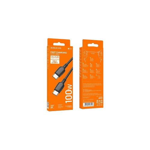  USB kabal 1m BOROFONE BX93 Super power 100W fast charging data Type-C to Type-C black Cijene