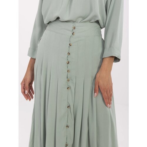 Sublevel Skirt-D73761M50187B-pistachio Cene