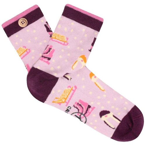 Cabaia Nogavice CAB449VJAR SOCKS ANGELE ET ALEXANDRE Vijolična Slike