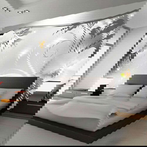  Tapeta - Silver Abstract 300x210 Slike