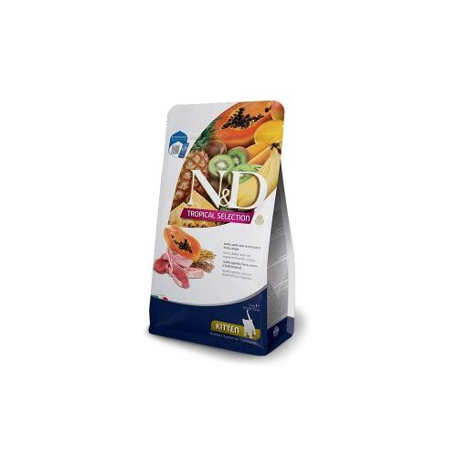 Farmina N&amp;amp;D Tropical hrana za mačke Kitten - Lamb &amp;amp; Tropical fruits 1.5kg Slike