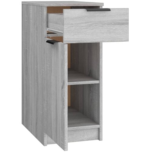  za radni stol siva boja hrasta 33,5 x 50 x 75 cm drveni Slike