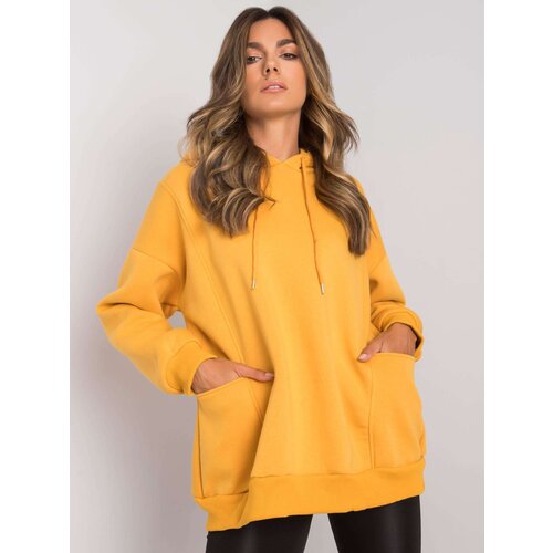 Ex moda Sweatshirt-EM-BL-631.60-dark yellow Slike