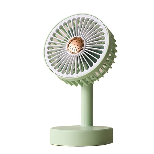 INF Prenosni USB ventilator, tih brezkrtačni motor, 90&deg; 500mAh Green, (5000286632) Cene