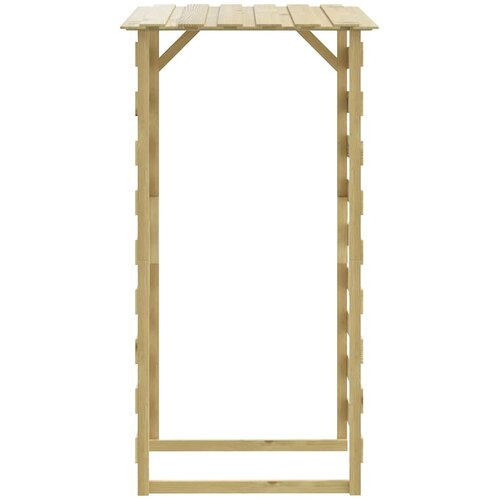 Pergole s krovom 3 kom 100 x 90 x 200 cm impregnirana borovina Slike