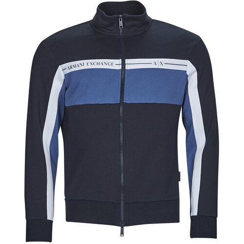Armani Exchange Puloverji 3RZMFC Modra Slike