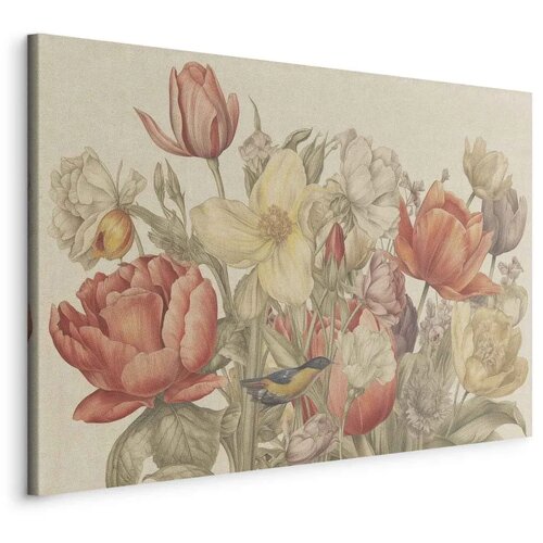  Slika - Bouquet of flowers on a cream background 30x20 Cijene