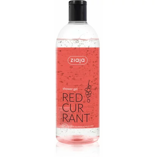 Ziaja Red Currant poživljajoči gel za prhanje 500 ml