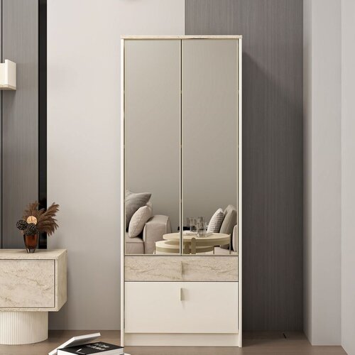 Hanah home vi&scaron;enamenski ormarić Valento 20215, 70 cm, Moonstone / travertin Cene