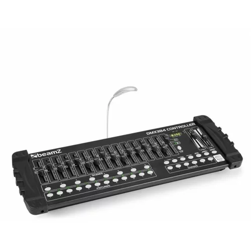 Beamz DMX384 DMX-Controller 384 kanalov , Mešalna miza za luči, Midi, USB