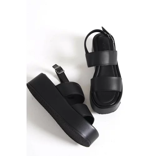 Capone Outfitters Sandals - Black - Wedge