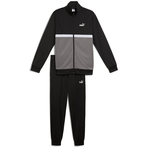 Puma Mu&amp;scaron;ka komplet trenerka Poly Colorblock Suit, Crna Slike