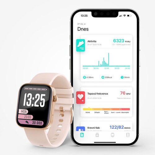 LAMAX Electronics BCool 2 Plus pametna ura za otroke Rose Gold 1 kos Slike