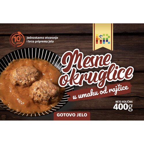 HIT MESNE OKRUGLICE U UMAKU OD RAJČICE 400 G Slike