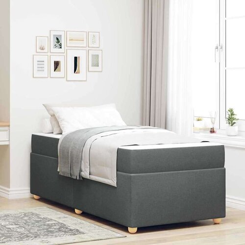  Krevetna konstrukcija Ostalo Tamno siva 80 x 200 cm Poliester Cene