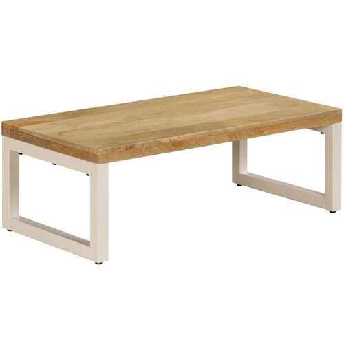  Stolić za kavu 100 x 50 x 35 cm od masivnog drva manga i čelika Cijene