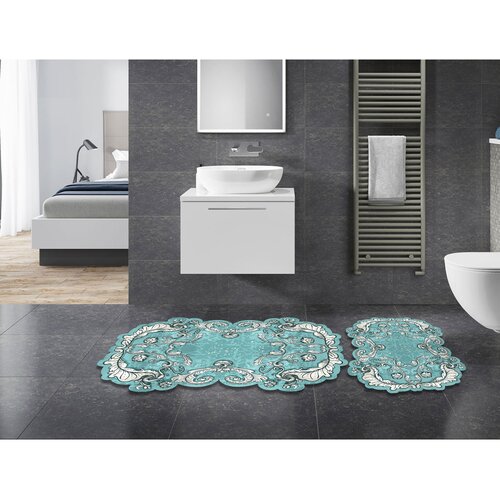 Hanah home set 2 prostirke za kupatilo Tirkizni Cene