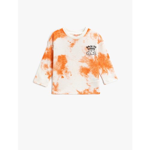 Koton Tie-Dye Patterned Long Sleeved T-Shirt Slike