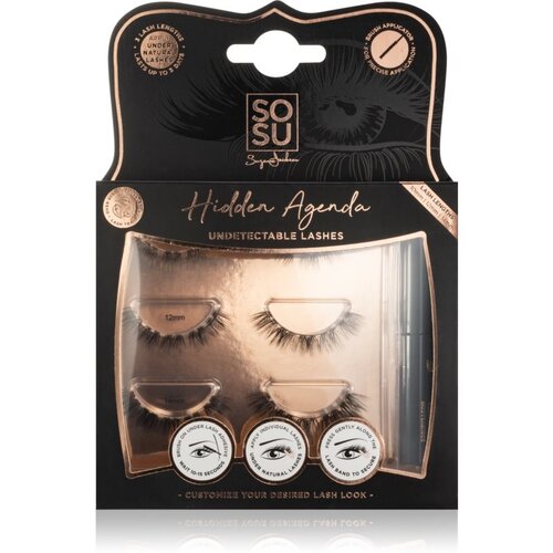 SOSU by Suzanne Jackson Hidden Agenda Undetectable Lashes set (za trepalnice) Slike