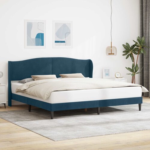  Krevetna konstrukcija s uzglavljem Plava 180 x 200 cm Bar&scaron;un Cijene