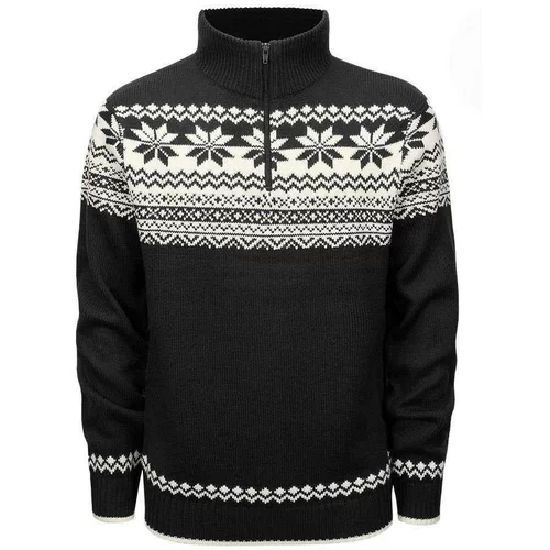 Brandit Moški pulover Troyer Norweger, Črna