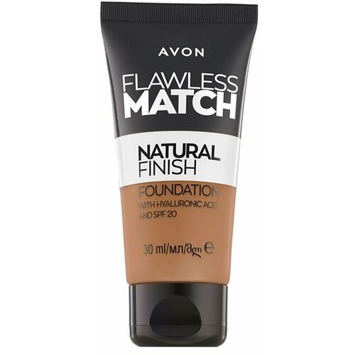 Avon flawless match natural finish tečni puder - 438P (chocolate)  1230197 Cene