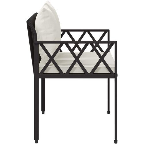  Vanjske klupe 2 -Seater 116 x 56 x 75 cm poliratan Slike