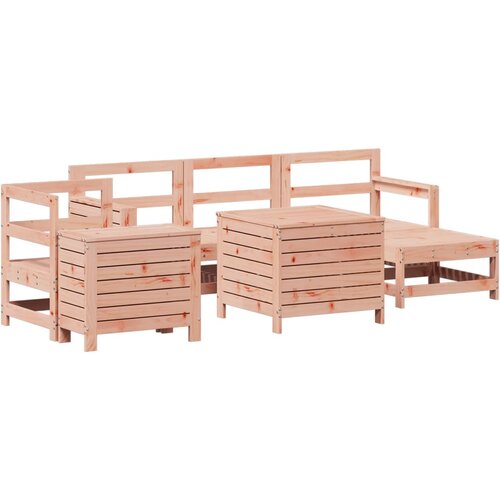 VidaXL 7-dijelni set vrtnih sofa od masivnog drva duglazije Slike