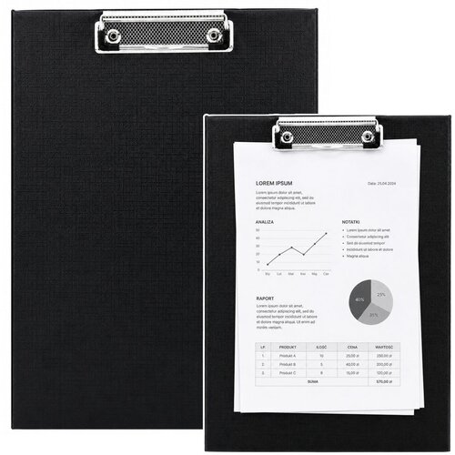  Clipboard with Metal Clip for Writing A4 Black Cijene