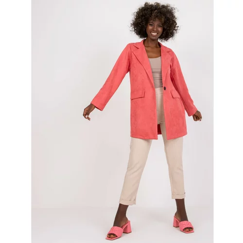Fashion Hunters Pink blazer with Irmina closure