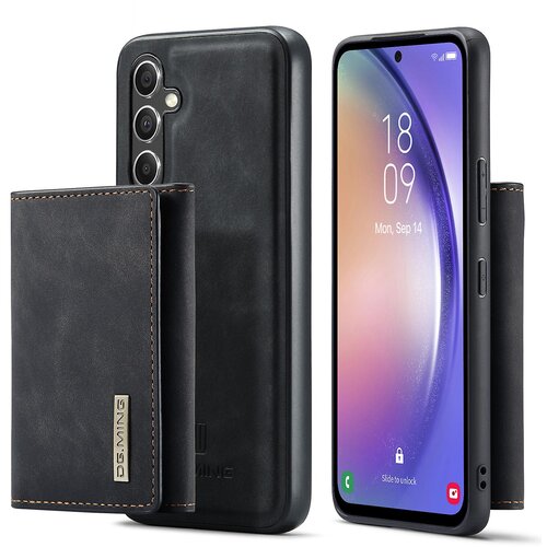 INORCO DG.MING M1 serija za Samsung Galaxy A14 5G/4G magnetna denarnica kickstand telefonska torbica PC+TPU usnje prevlečen zadnji pokrov, (22036404) Slike