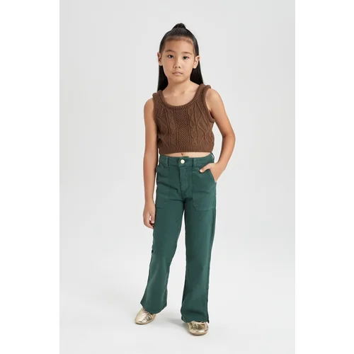 Defacto Girl's Flared Leg Trousers