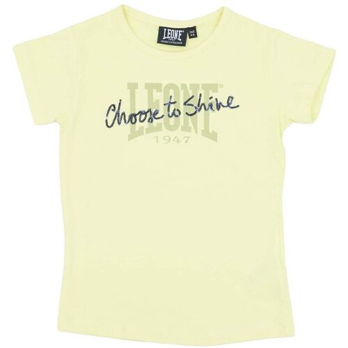 Leone 1947 Majice s kratkimi rokavi Girl T-Shirt Short Sleeves Dream Zelena Slike