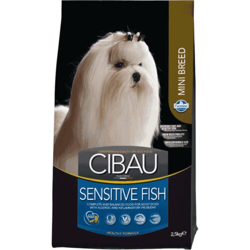 Cibau Hrana za osetljive pse malih rasa Mini Sensitive, Riba Cene