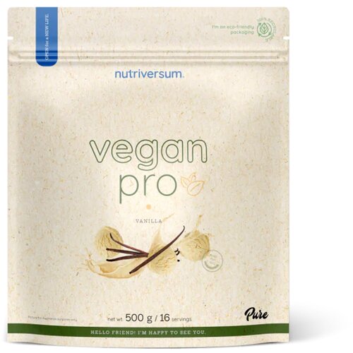 NUTRIVERSUM vegan pro protein vanila, 500g Cene
