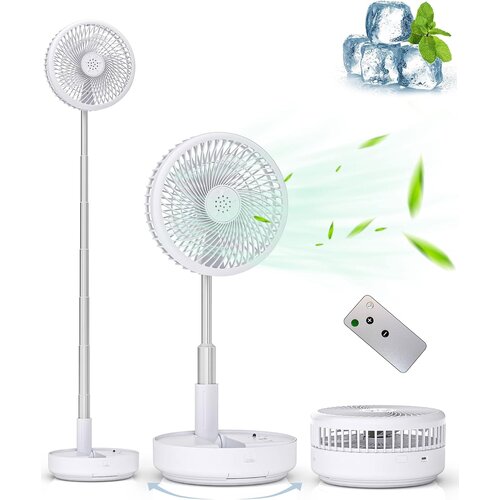 PRIMEVOLVE Prenosni baterijski ventilator USB z nastavljivo vi&amp;scaron;ino Slike
