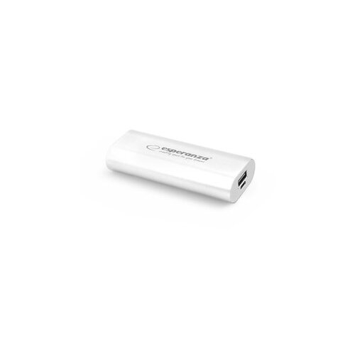 Powerbank ESPERANZA HADRON, 4400mAh, WHITE, EMP105W Slike