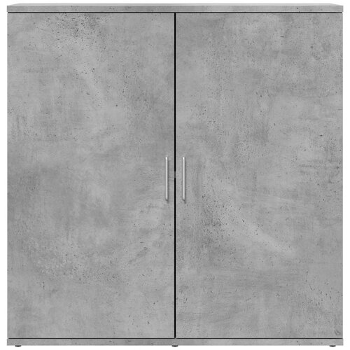  Komoda siva boja betona 79x38x80 cm od konstruiranog drva Slike