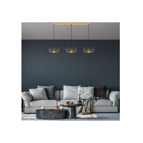 Opviq Luster Karsortel-N-641-3, zlatne boje Slike