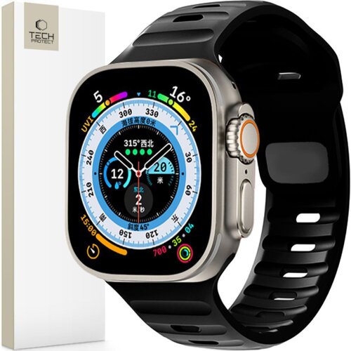 TECH-PROTECT ICONBAND LINE APPLE WATCH 4 / 5 / 6 / 7 / 8 / 9 / SE / ULTRA 1 / 2 (42 / 44 / 45 / 49 MM) ČRNA, (22069408) Cene