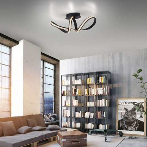 Just light. 8475-18 - led prigu&amp;scaron;iva plafonski luster brilla LED/29W/230V crna Slike