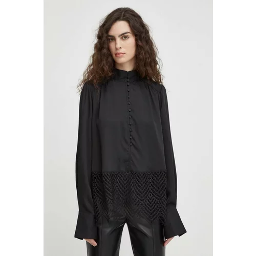Bruuns Bazaar Majica ženska, črna barva