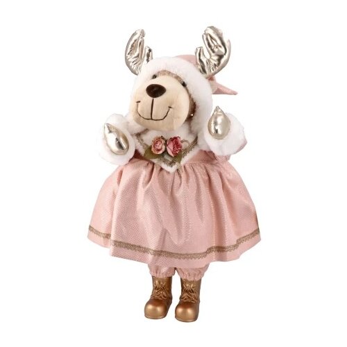 Festa Bub Bun, novogodišnja dekoracija, irvas roze-bež, 55cm Cene