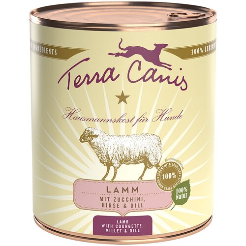 Terra Canis 6 x 800 g - Janjetina s tikvicama, prosom i koprom Slike