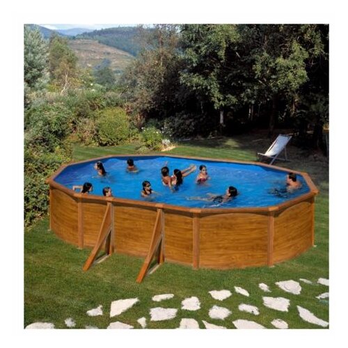 PLANET POOL Bazen, Ovalni, Montažni, 5.0×3.0×1.2, Drveni Slike