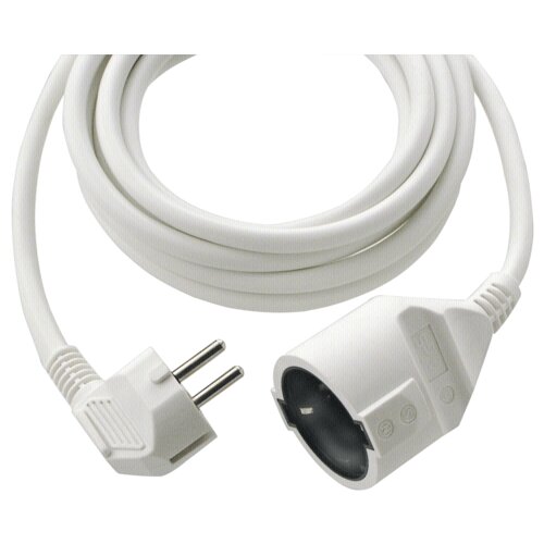 REV Safety extension lead 5,0 m white Slike