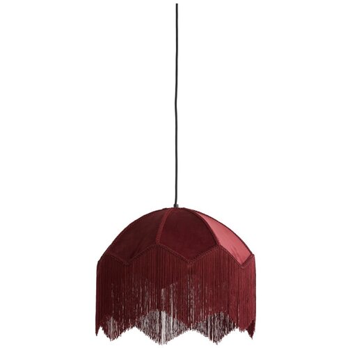 Light &amp;amp; Living Bordo rdeča viseča svetilka s tekstilnim senčilom &amp;oslash; 40 cm Malacia &amp;ndash; Slike