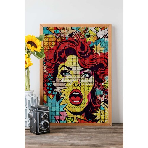 Wallity uramljena slika Popmosaıc20, 33x48 cm Cene